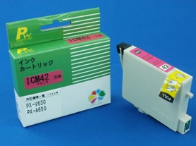 互換インク ICM42(マゼンタ)