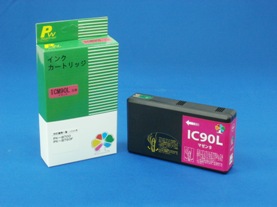 互換インク ICM90L(マゼンタ)