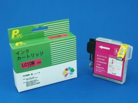 互換インク LC10M(マゼンタ)